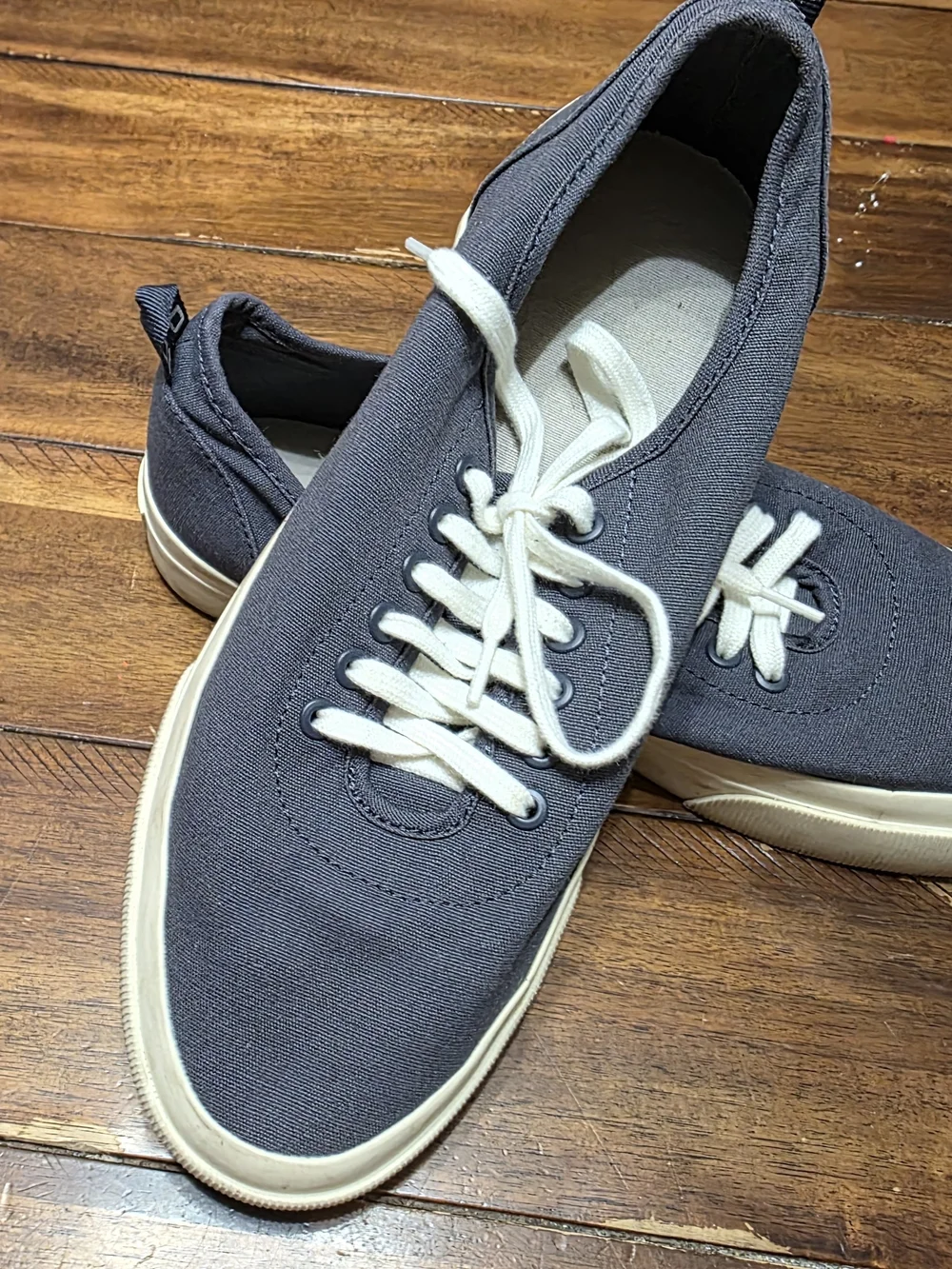 Tread sneaker by Everlane in navy/cream W10/M8
